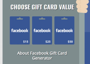 facebook gift cards