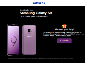 galaxy s9 landing page