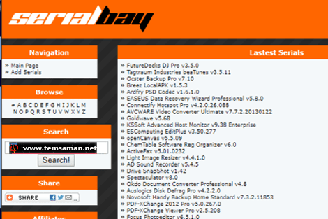 أفضل مواقع البحث عن سريالات البرامج المدفوعة – Temsaman