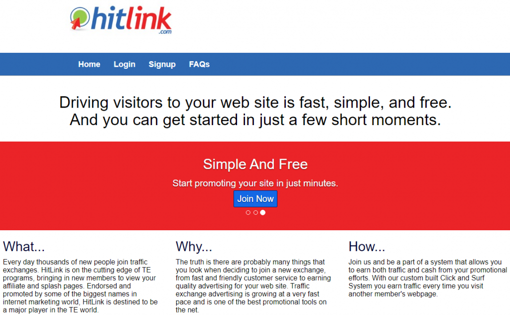 Hitlink موقع تبادل الزيارات